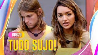 RAFA RECLAMA DA LOUÇA SUJA E CLIMA PESA COM DANIEL   BIG BROTHER BRASIL 20