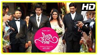 Raja Rani Tamil Movie Scenes  Title Credits  Arya weds Nayanthara  Sathyaraj  Santhanam