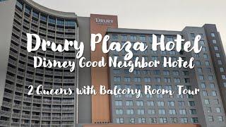 Drury Plaza Hotel Disney Springs 2 Queen Beds With Balcony Room Tour