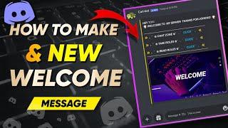 HOW TO SETUP NEW WELCOME MESSAGE CARL BOT   DISCORD 