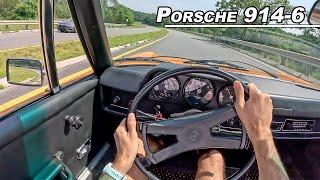 1970 Porsche 914-6 - Mid Engine Flat 6 Driving Impressions POV Binaural Audio