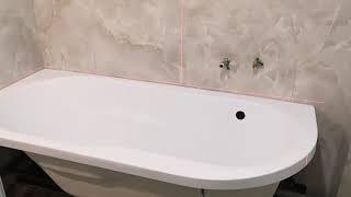 Монтаж Акриловой ванны Royal Bath Azur RB 614203 L.  Видеообзор