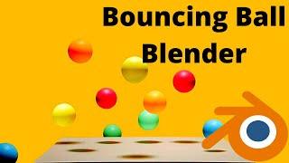 Bouncing affect  Bouncing Balls in blender  How to bounce ball on surface Blender  Bouncing Bal