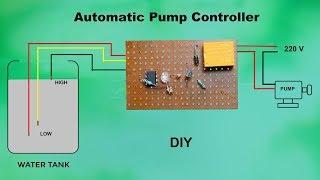 DIY  Automatic Water Pump Controller at home II Low cost II