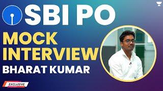 SBI PO Mock Interview  Bharat Kumar  @bankershub1688