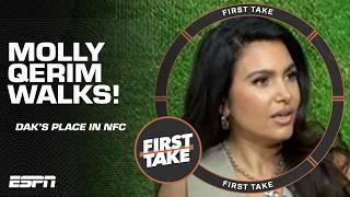 Putting ALL YOUR MONEY on Dak Prescott in the NFC? MOLLY QERIM WALKS OFF SET   First Take