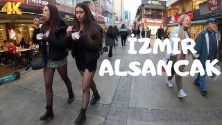 Alsancak Izmir Walking Tour 2023  4K 60FPS  İzmir Walking Tour