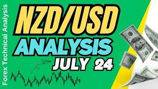 NZD USD Daily Analysis for July 24 2024 by Nina Fx