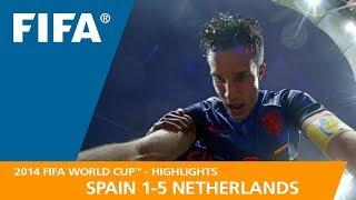 Spain v Netherlands  2014 FIFA World Cup  Match Highlights