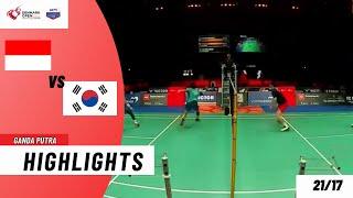 HIGHLIGHTS GANDA PUTRA INDONESIA ARDIAALFIAN KALAHKAN WAKIL KOREA  DENMARK OPEN 2022