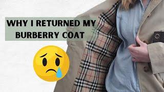 I Returned My Burberry Coat  An Honest Review