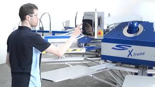 MHM S-Type Xtreme screen printing machine english