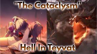 The Cataclysm & The End Of Khaenriah Step By Step Breakdown - Genshin Impact 4.4 Lore & Theory