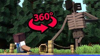 Siren Head in 360VR - Minecraft Horror Animation 4K Video
