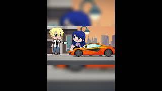 Get Off My Car   Miraculous Ladybug  Gacha edit #shorts #gacha #meme