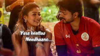 Bigil Unakaga Official  Video Thalapathy Vijay Nayanthara @A. R. Rahman  Atlee️