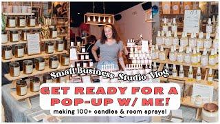 Prep for a Fall Pop-up w Me  Make 100 Candles & Room Sprays + HUGE ANNOUNCEMENT