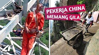 PEKERJA CHINA MEMANG LUAR BIASA? Pantas Negaranya Maju Perkerja Disana Sangat Nekat