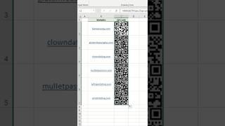 How to make QR codes in Excel working #excel