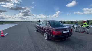 Audi 80 B3 V8 4.2T 940hp single best run