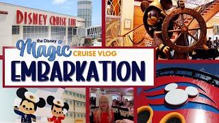 DISNEY MAGIC CRUISE VLOG  EMBARKATION DAY  FT LAUDERDALE PORT