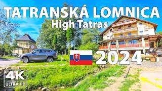 Tatranska Lomnica Slovakia Walking Tour ️ 4K Ultra HD – With Captions