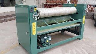 Plywood glue spreader machine4 roller double sides gluing machine