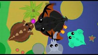 mope.io Killing Black Dragon with ability apex Animals