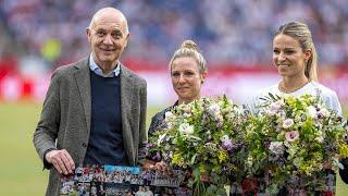 Der DFB verabschiedet Svenja Huth und Melanie Leupolz  Deutschland - Österreich 40   13