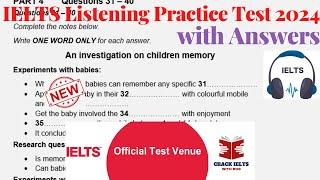 IELTS Listening Actual Test 2024 with Answers  12.04.2024