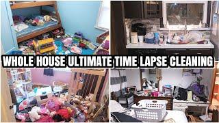 TIME LAPSE CLEANING  ACTUAL MESSY HOUSE