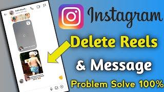 Instagram Chat Reels Video Delete  Instagram Chat Delete Kaise Karen @AhasanAliEdits