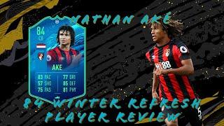 FIFA 20 AKE PLAYER REVIEW FIFA 20 84 WINTER REFRESH NATHAN AKE PLAYER REVIEW