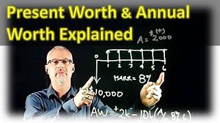 Present Worth and Annual Worth Explained   Engineering Economics Live Class Recording