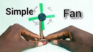 how to make electric fan at home  how to make a fan without electricity