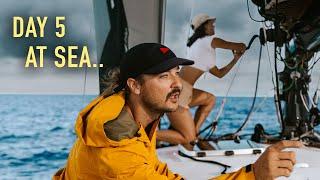 Sailing the Edge of a Tropical Depression Day 5 at Sea