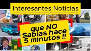 23 Interesantes Noticias que NO Sabías hace 5 minutos 