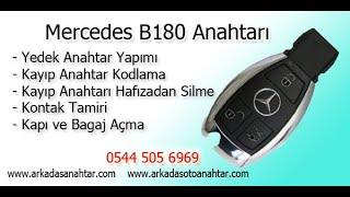 Mercedes B180 yedek ve kayıp anahtar kodlama kontak ve anahtar tamiri maymuncukla kapı bagaj açma