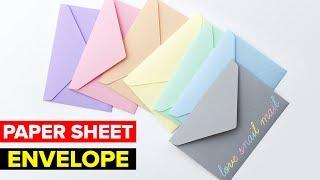 How to Make Paper Envelope  DIY Easy Paper Envelope