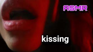 ASMR  KISSING GLASS  ILL KISS YOU UNTIL YOU FALL ASLEEP  MOUTH SOUNDS  GLASS TAPPING