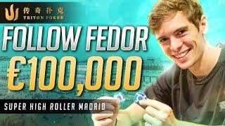 Battling THE BEST In $100k Triton Main Event - Follow Fedor Holz