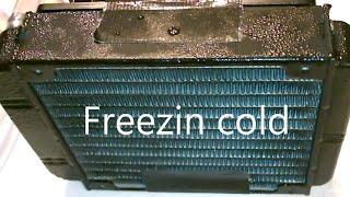 DIY AC Air Cooler Desk Fan Air Cooler short - wice cold radiator Easy DIY only 4 items needed