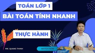 Bài toán tính nhanh môn Toán lớp 1.