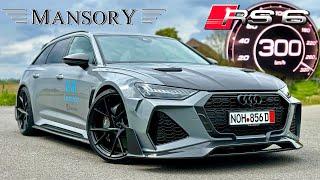 AUDI RS6 C8 MANSORY  300KMH REVIEW on AUTOBAHN