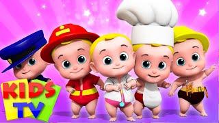 Lima Bayi Kecil  Video Pasukan Junior  Lagu Anak TK Untuk Bayi oleh Kids Tv