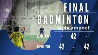 AlfredDimas W X OppungAdit #bulutangkis #pbcampoet #badminton #salamolahraga #depok