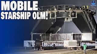 SpaceX Revealed New Starship OLM Design MOBILE Launch Mount