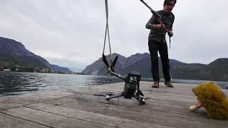 Lake Como and sinking a drone