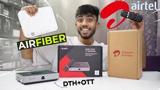 Airtel AirFiber Unboxing & Installation ️High Speed Unlimited WIFI At Cheapest Price With DTH