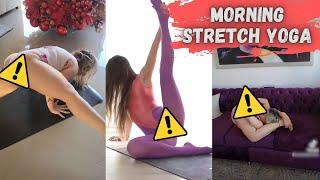 Morning stretch yoga  flexibility  #yoga #girl #coach